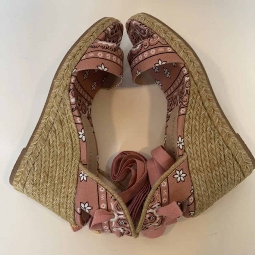 Sam Edelman Paisley Wedge Sandal in Size 39